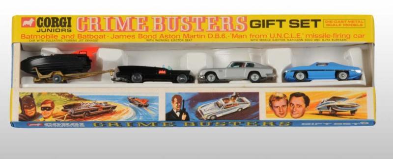 Appraisal: Corgi No Crime Buster Die-Cast Gift Set Description Includes Bat