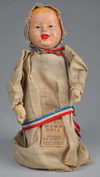 Appraisal: Louis Aronson Patented Mama Doll Description Composition head with character