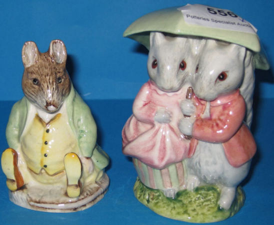 Appraisal: Beswick Beatrix Potter Figures Samual Whiskers and Googyh Timmie Tipttoes