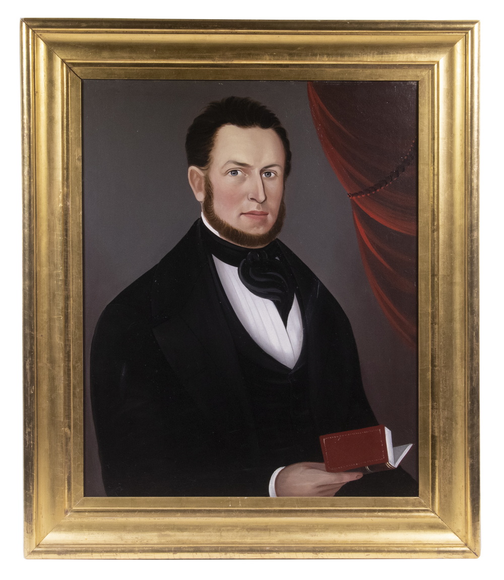 Appraisal: ATTRIBUTED TO WILLIAM MATTHEW PRIOR MA ME - Portrait of