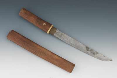 Appraisal: A Japanese Tanto in Sheath Apprx - L with a