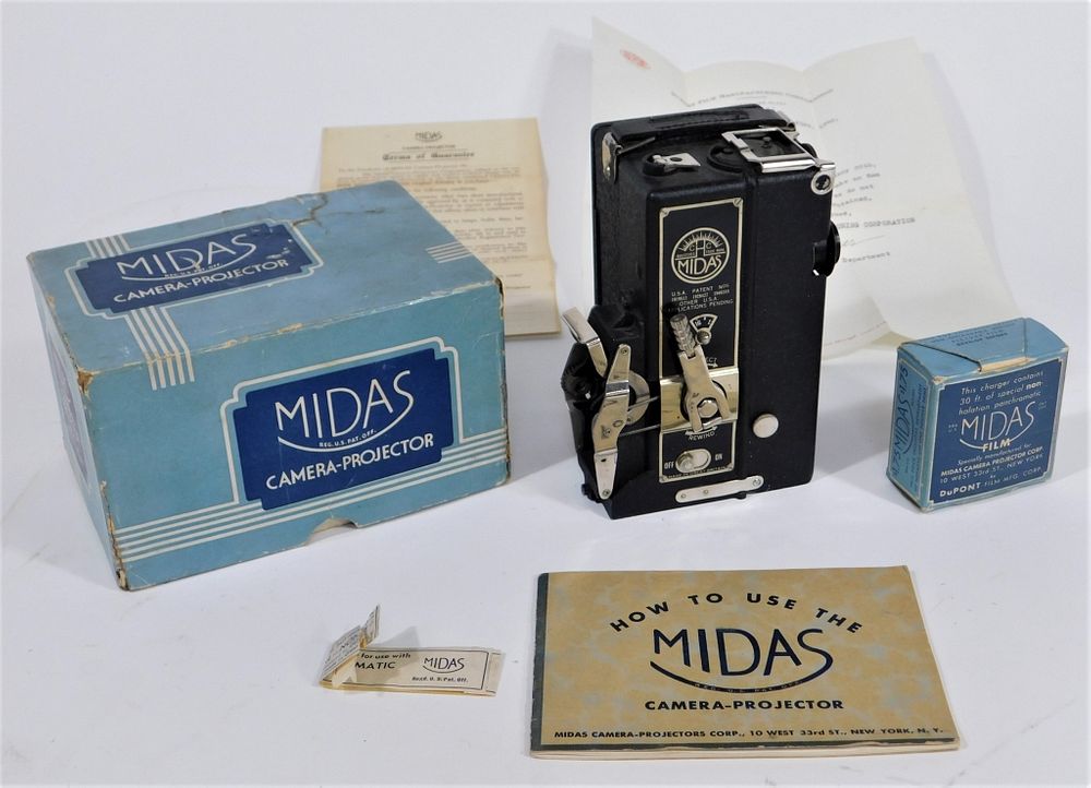 Appraisal: Midas - mm Film Camera and Projector Midas - mm