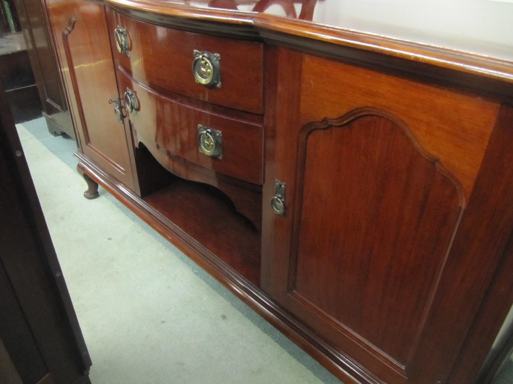 Appraisal: Art Nouveau Mahogany sideboard