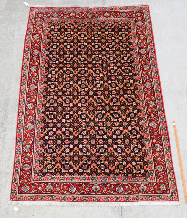 Appraisal: APPROX - YEAR OLD PERSIAN HAND KNOTTED WOOL RUG '