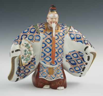 Appraisal: A Signed Kutani Figure of Zhong-Li Quan With a Magical