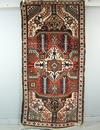 Appraisal: AREA RUG - ' x ' - Antique Kazak area