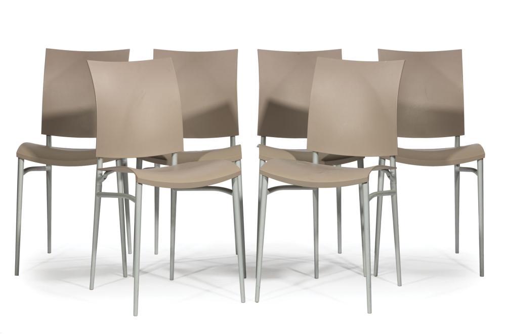 Appraisal: Contemporary Wood and Chrome Dining Table X-form flat bar base