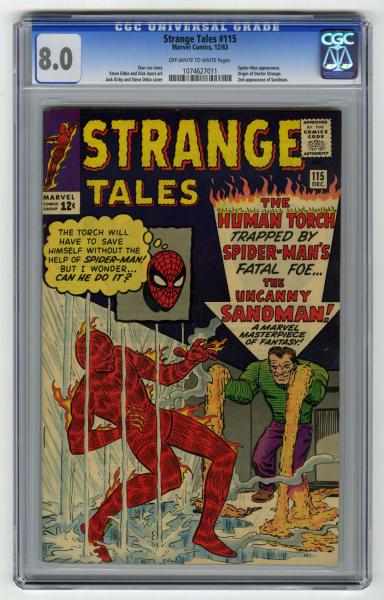 Appraisal: Strange Tales CGC Marvel Comics Click for full description