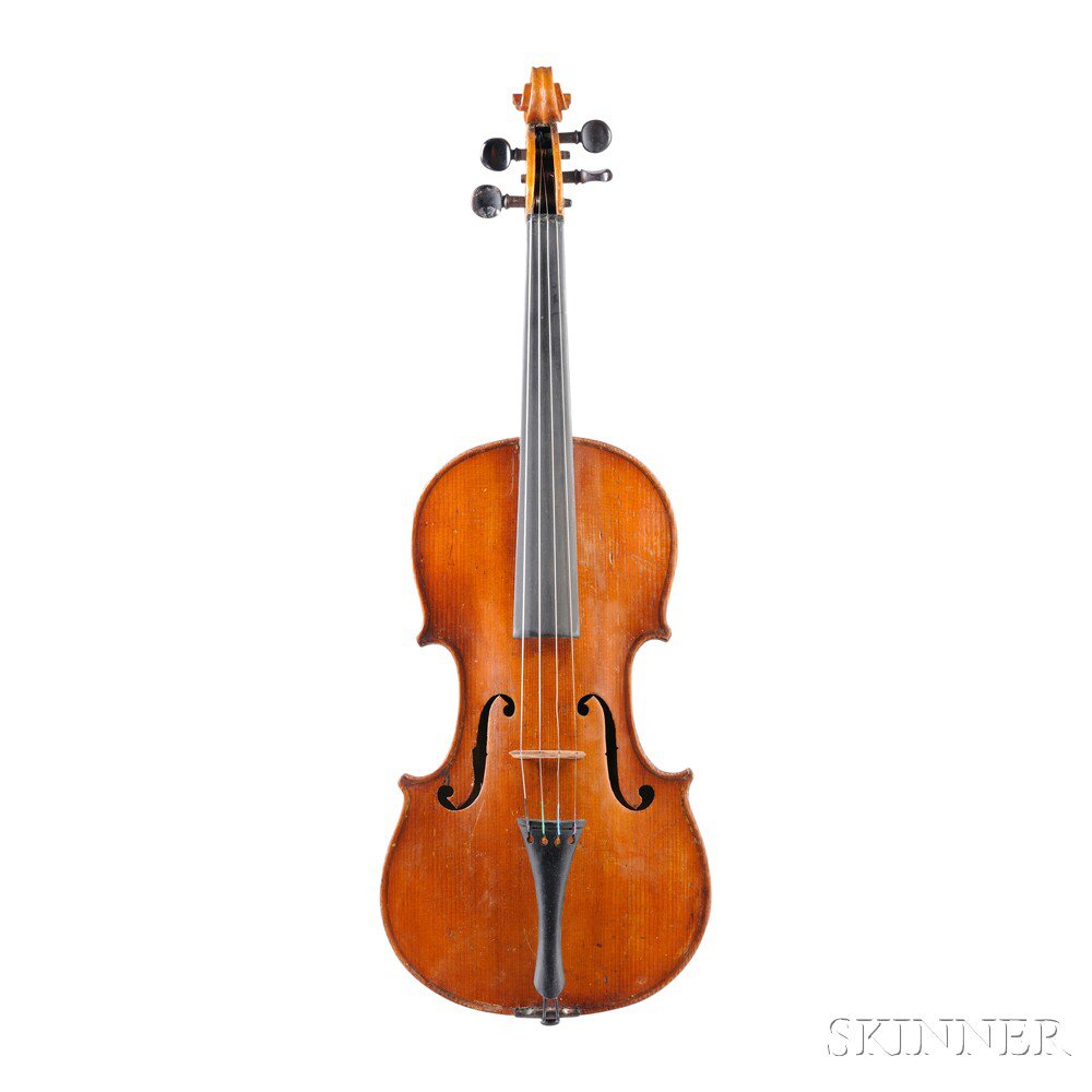 Appraisal: Violin branded internally HMS length of back mm with case