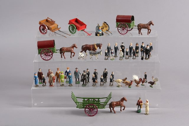 Appraisal: Lot of Britains Joe Johillco and others Railway Farm and