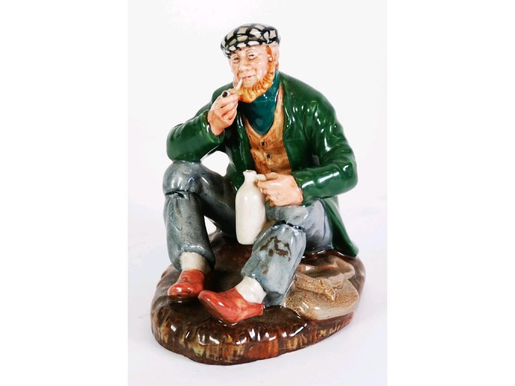 Appraisal: ROYAL DOULTON CHINA FIGURE 'The Wayfarer' HN cm high printed