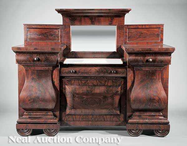 Appraisal: An American Classical Mahogany Sideboard c probably Philadelphia or Baltimore