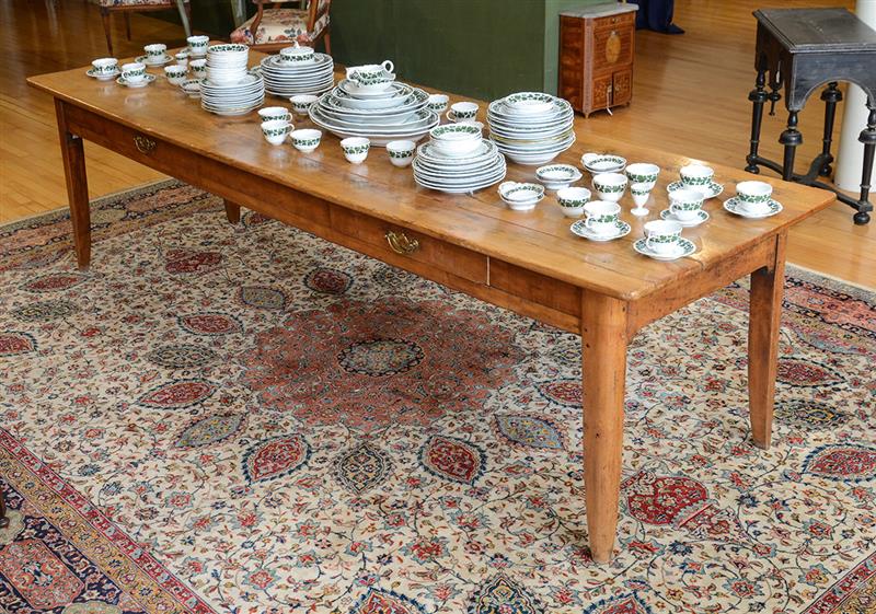 Appraisal: FRUITWOOD FARM TABLE in x ft in x in Estimate