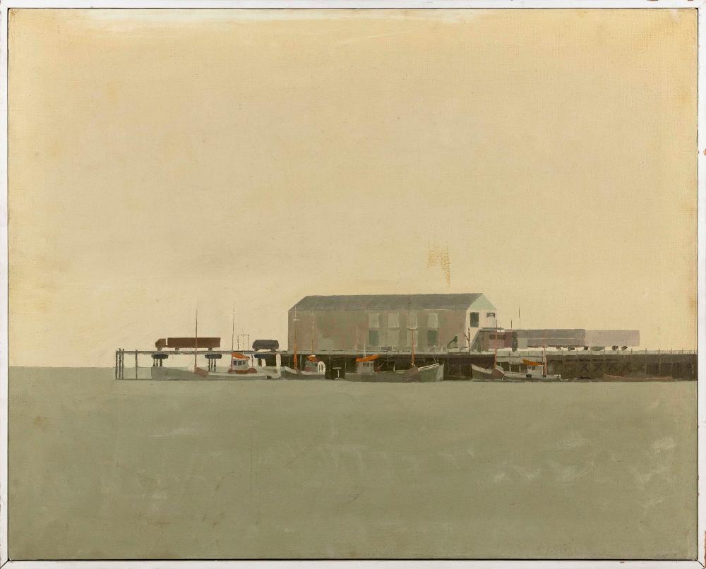 Appraisal: ARTHUR MORRIS COHEN NEW YORK - MACMILLAN WHARF PROVINCETOWN OIL