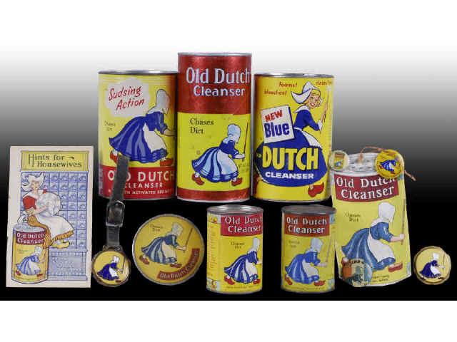 Appraisal: Lot of Dutch Cleanser Items Description Includes three different cleanser