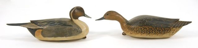 Appraisal: PAIR OF PINTAIL DECOYS By Grayson Chesser of Jenkins Bridge