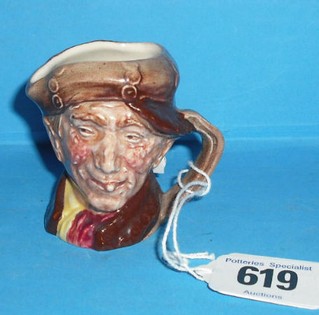 Appraisal: Royal Doulton Miniature Character Jug Brown Pearly Boy