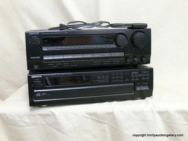 Appraisal: Kenwood Audio Video Receiver Compact Disc Player The Kenwood KR-V