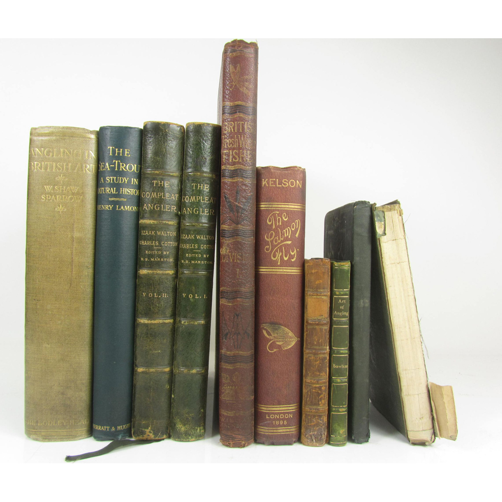 Appraisal: Angling books a collection including Houghton W British Fresh-Water Fishes