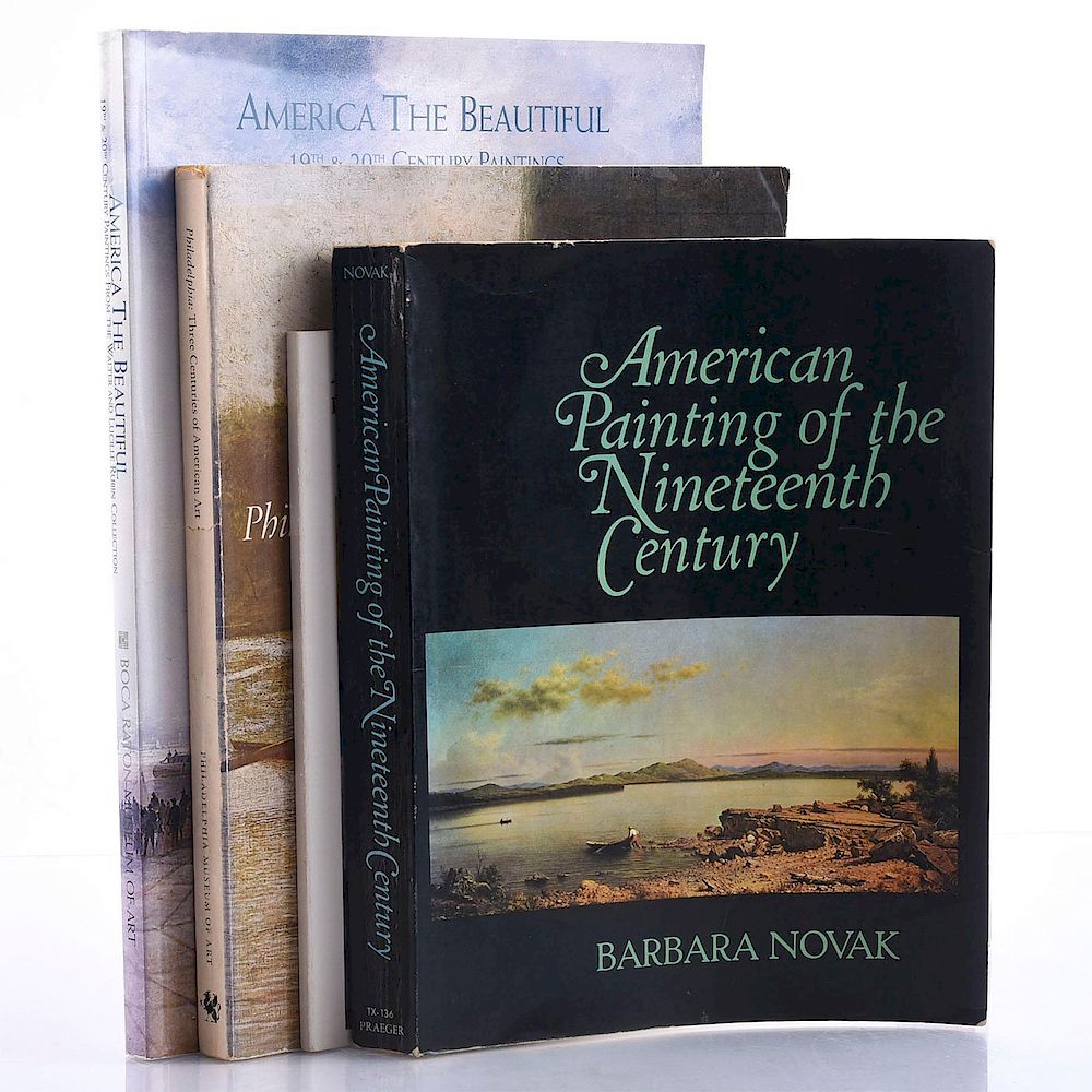 Appraisal: SET OF HISTORICAL BOOKS ON AMERICAN ART Explores quality collections