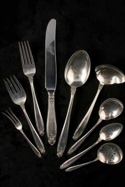 Appraisal: International Prelude Sterling Flatware Service pieces including knives knives forks