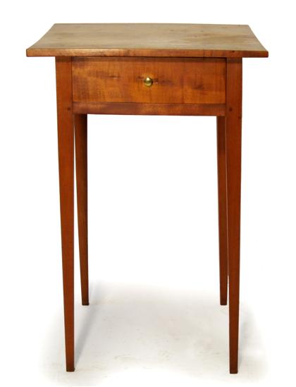 Appraisal: Federal cherrywood one drawer stand th century