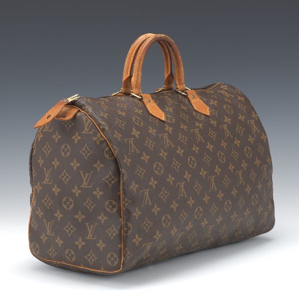 Appraisal: LOUIS VUITTON MONOGRAM SPEEDY x x Monogram Canvas cowhide leather