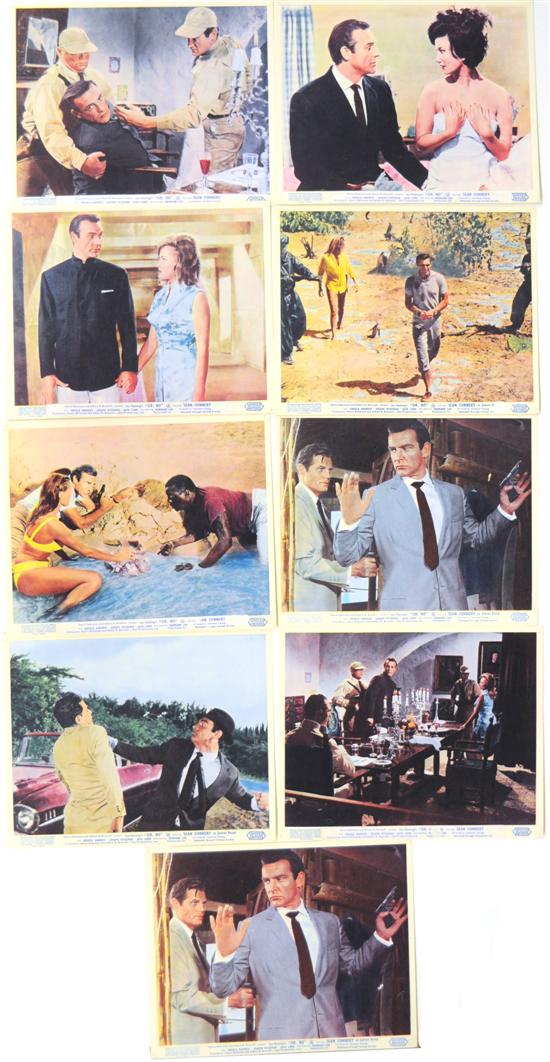 Appraisal: Dr No Front of House cards complete set of eight