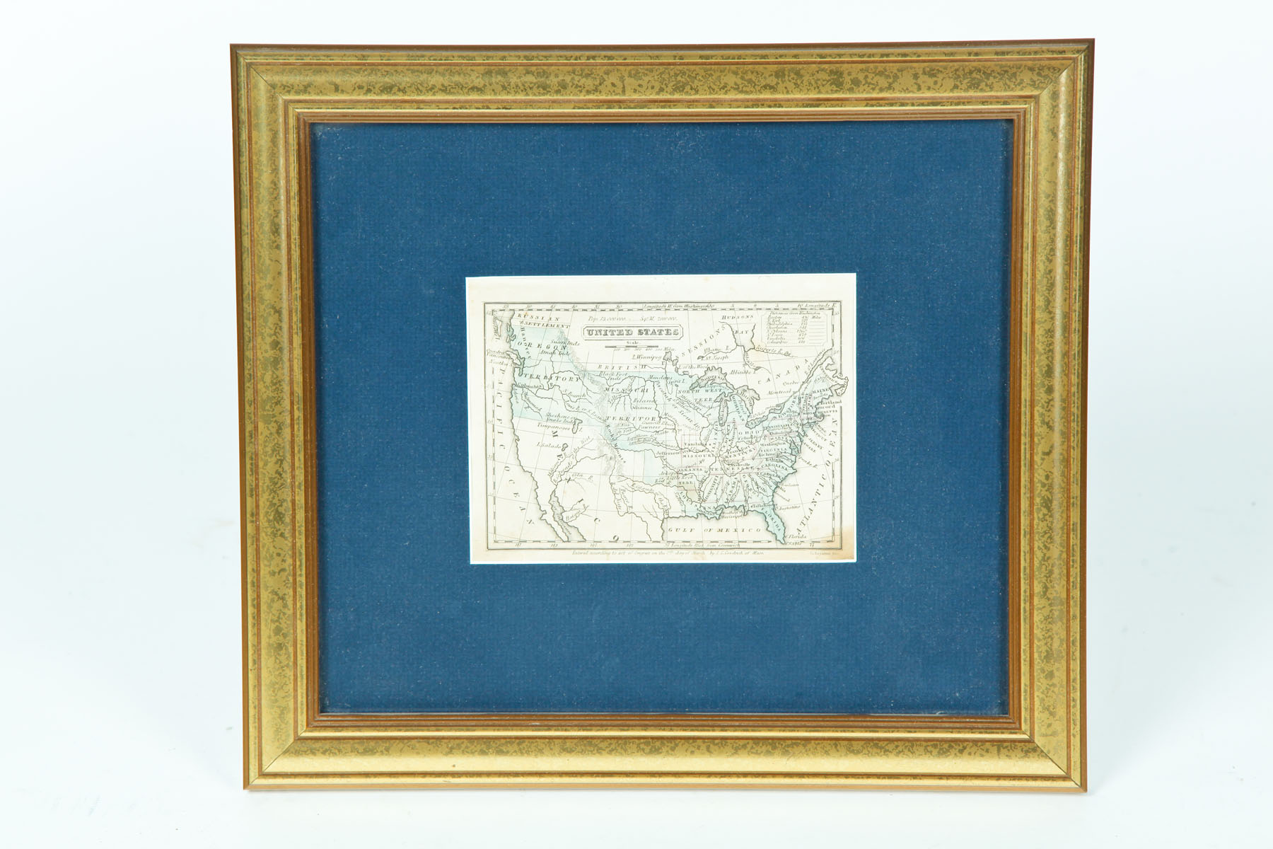 Appraisal: MAP OF THE UNITED STATES S G Goodrich Massachusetts -