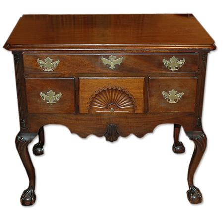 Appraisal: Chippendale Style Mahogany Lowboy Estimate -