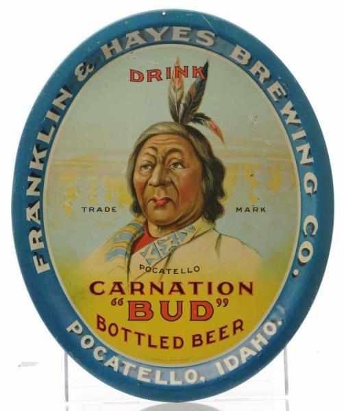 Appraisal: Pocatello Carnation Bud Bottled Beer Tray Franklin Hayes Brewing Company