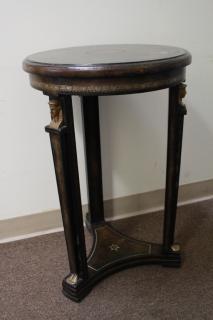 Appraisal: Maitland Smith Egyptian Revival Style Side Table Maitland Smith Egyptian