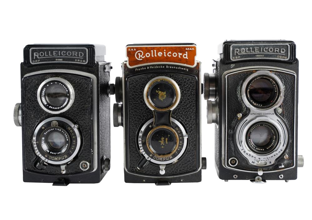 Appraisal: ROLLEICORD MEDIUM FORMAT CAMERASRolleicord Model I Art Deco Model Rolleicord