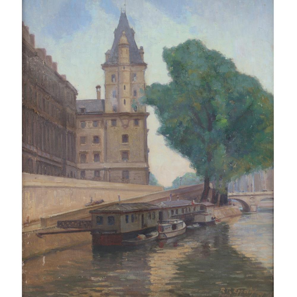 Appraisal: Richard Ruh Epperly Illinois France - Along the Seine Paris