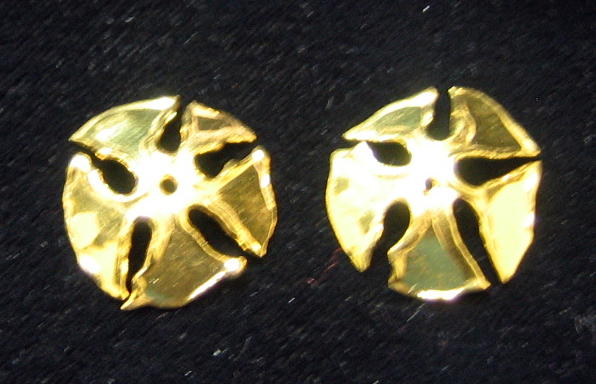 Appraisal: JEAN MAHIE EARRING JACKETS k yellow gold with polished finish