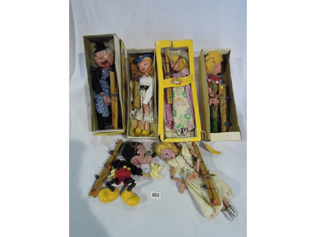 Appraisal: A collection of Pelham Puppets - Cinderella a chimney sweep