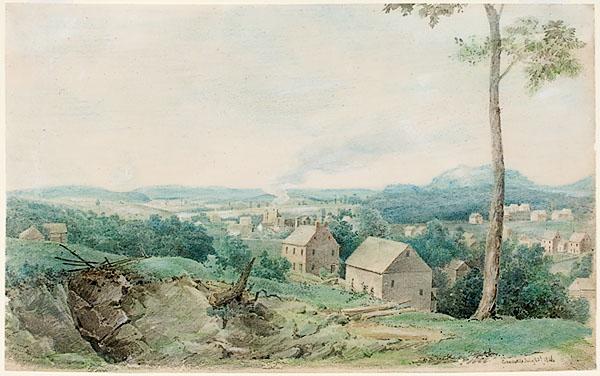 Appraisal: GRANVILLE PENNSYLVANIA WATERCOLOR American watercolor on paper An exceptional bird's