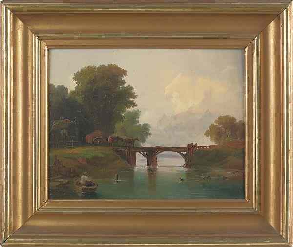 Appraisal: Francis Daniel Devlan American - oil on board landscape with