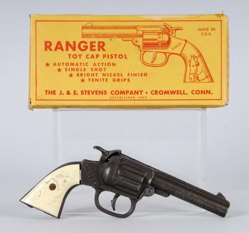 Appraisal: Cast Iron Ranger Cap Gun Description Grips are warped at