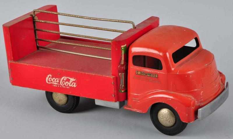 Appraisal: s Smith-Miller Coca-Cola Truck Toy Description Only minor decal wear