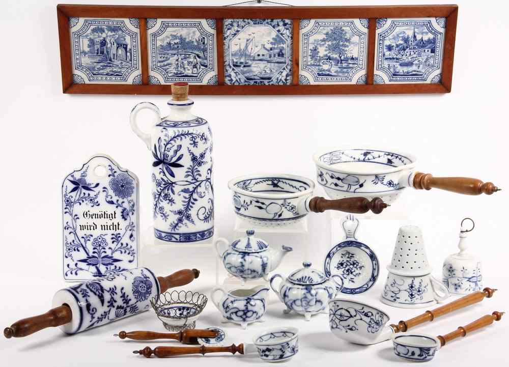 Appraisal: PCS MEISSEN SET OF DELFT TILES - Forty-Two Pieces Meissen