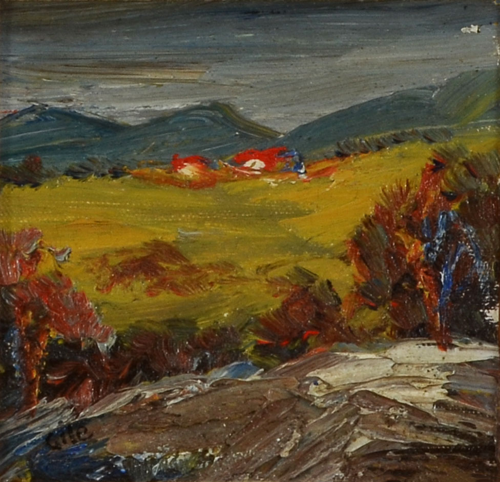 Appraisal: GILE Selden American - Landscape with Mountains in the Distance