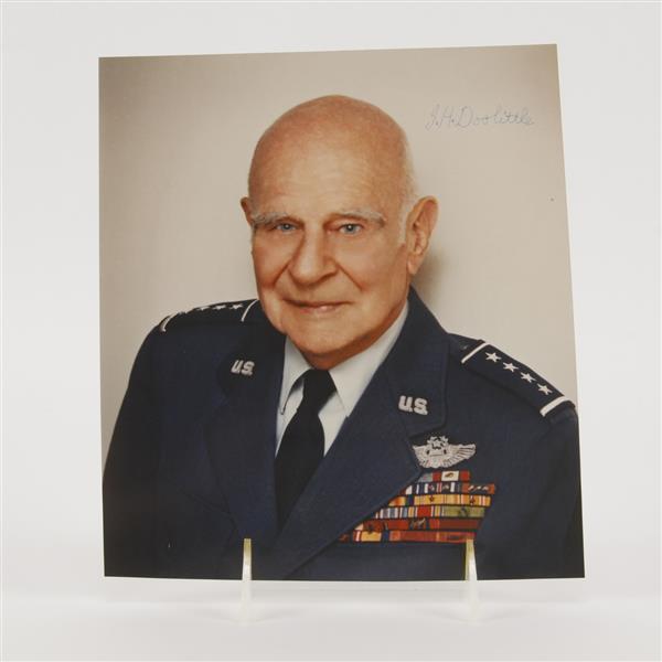 Appraisal: General J H Doolittle signed photograph A Reserve officer in