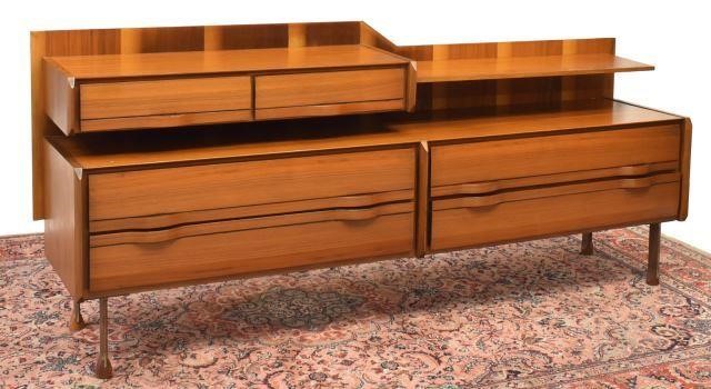 Appraisal: Italian mid-century modern sideboard designed by Gianfranco Frattini Italian -