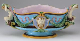 Appraisal: Minton porcelain center bowl marked w Porcelain center bowl by