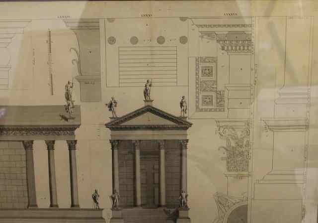 Appraisal: Bernard Picart French - A pair of architectural plans of