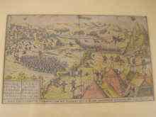 Appraisal: A mixed lot An antique view of the siege and