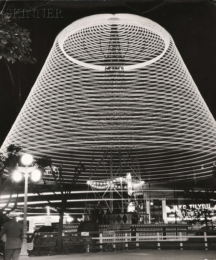 Appraisal: Andreas Feininger American - Merry-Go-Round Coney Island Titled in pencil