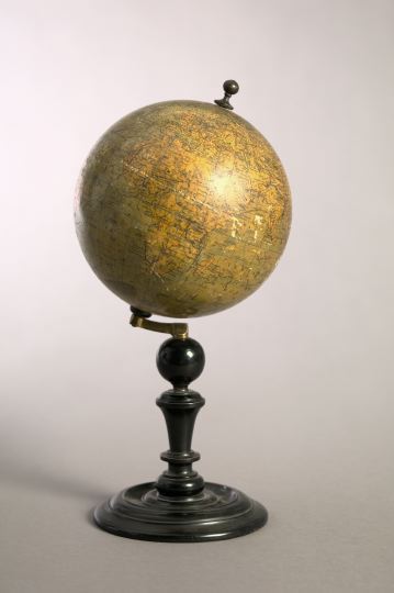 Appraisal: Ludwig Jul Heymann Berlin Lithographed Paper Tabletop World Globe first