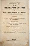 Appraisal: SCARCE SHAKER TITLES - Including 'A Summary View of the